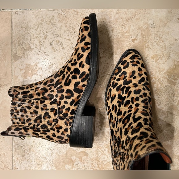 Coach Cowhide Leopard Print Booties - Picture 5 of 6
